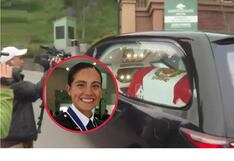 Dieron último adiós a la alférez FAP Ashley Vargas en privado
