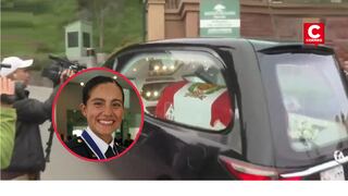 Dieron último adiós a la alférez FAP Ashley Vargas en privado