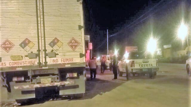 La Oroya: asaltantes secuestran camión y al conductor y se llevan 500 balones de gas doméstico