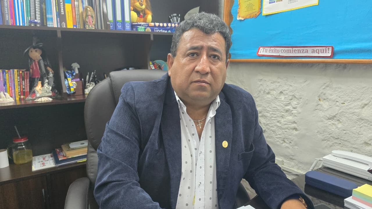Rusbel Begazo, representante de colegios privados en Arequipa alerta sobre la informalidad en el sector Educación (Foto: Yunsu Pariapaza)