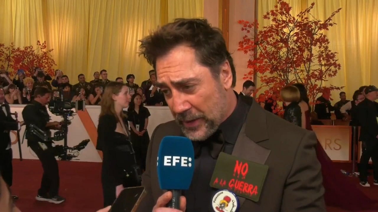 Javier Bardem alza la voz en los Óscar contra la guerra en Irán y pide hablar de Palestina. EFE/ Octavio Guzmán