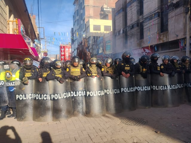 Juliaca: Municipalidad de San Román inicia obra en jirón Moquegua en medio de protestas vecinales