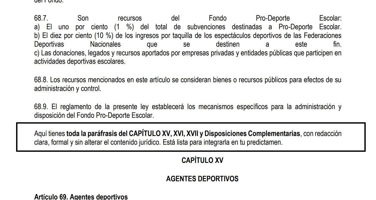 Esta es la iniciativa de Montalvo que demuestra el uso de la IA. (Foto: Captura de proyecto de ley)