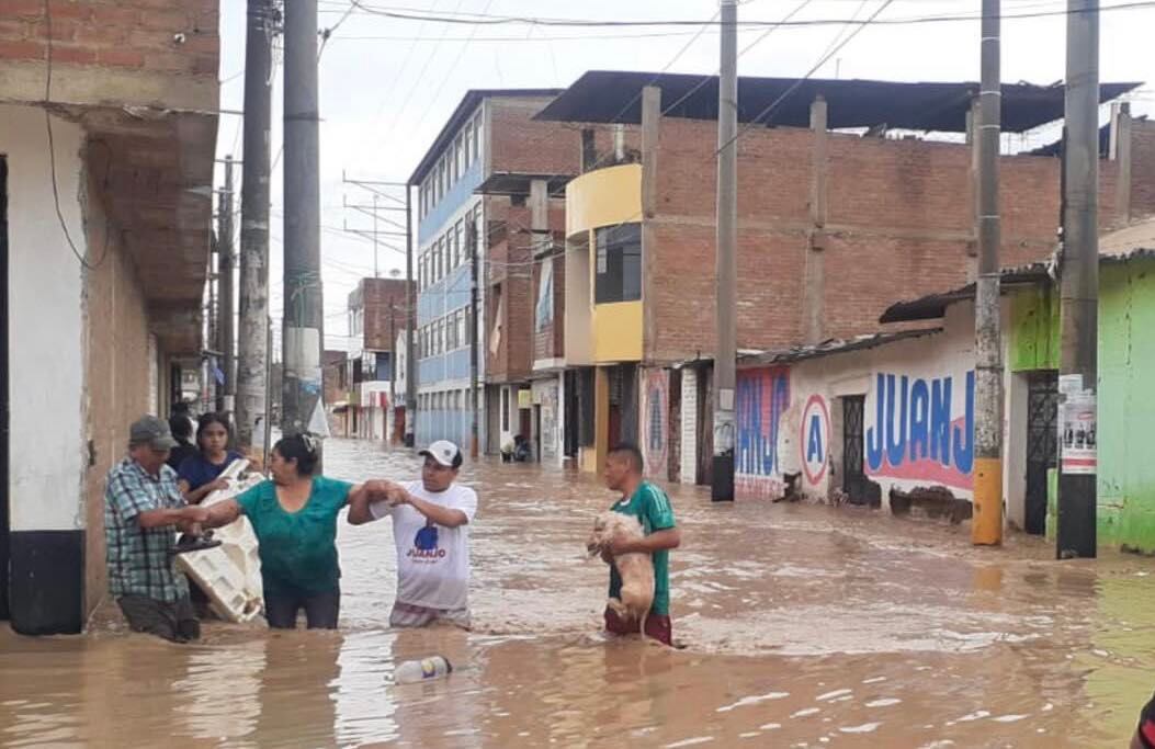 Esto sucedió con el ciclón Yaku. Ocho puntos críticos tiene el río La Leche en el tramo que corres-ponde a Íllimo.