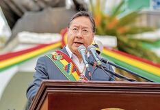 Presidente Luis Arce rechaza palabras de Boluarte sobre Bolivia