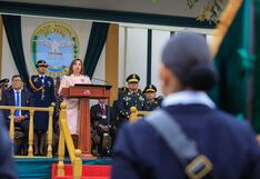 Dina Boluarte en aniversario de la Dircote: Nunca más terrorismo en nuestro querido territorio