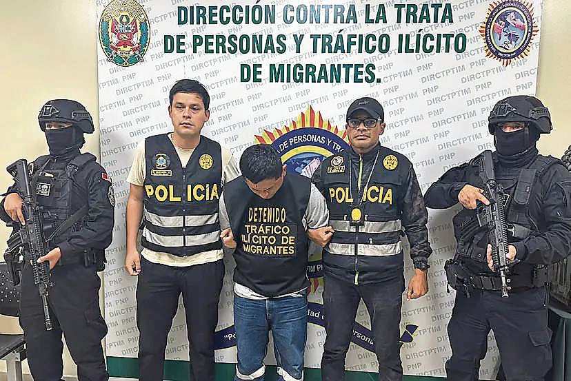 Alias ‘Chuki’ fue detenido en Lurín tras un paciente seguimiento. Tenía falsa identidad y se desempeñaba como albañil