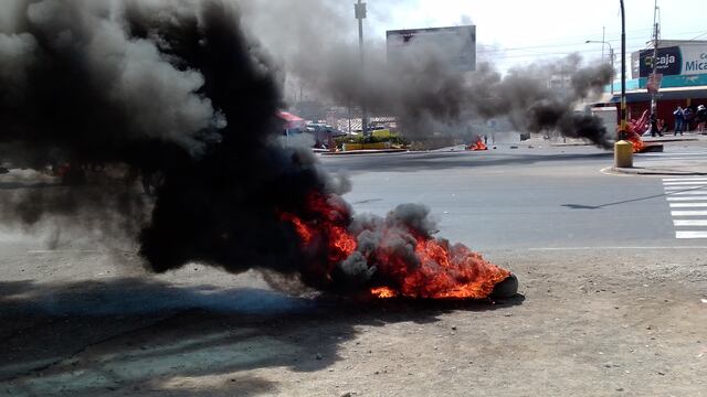 Tacna: Jornada de protesta se empañó con actos de violencia (VIDEO)