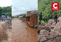 Selva Central: lluvias provocan derrumbes, ríos desbordados y graves daños en varias ciudades