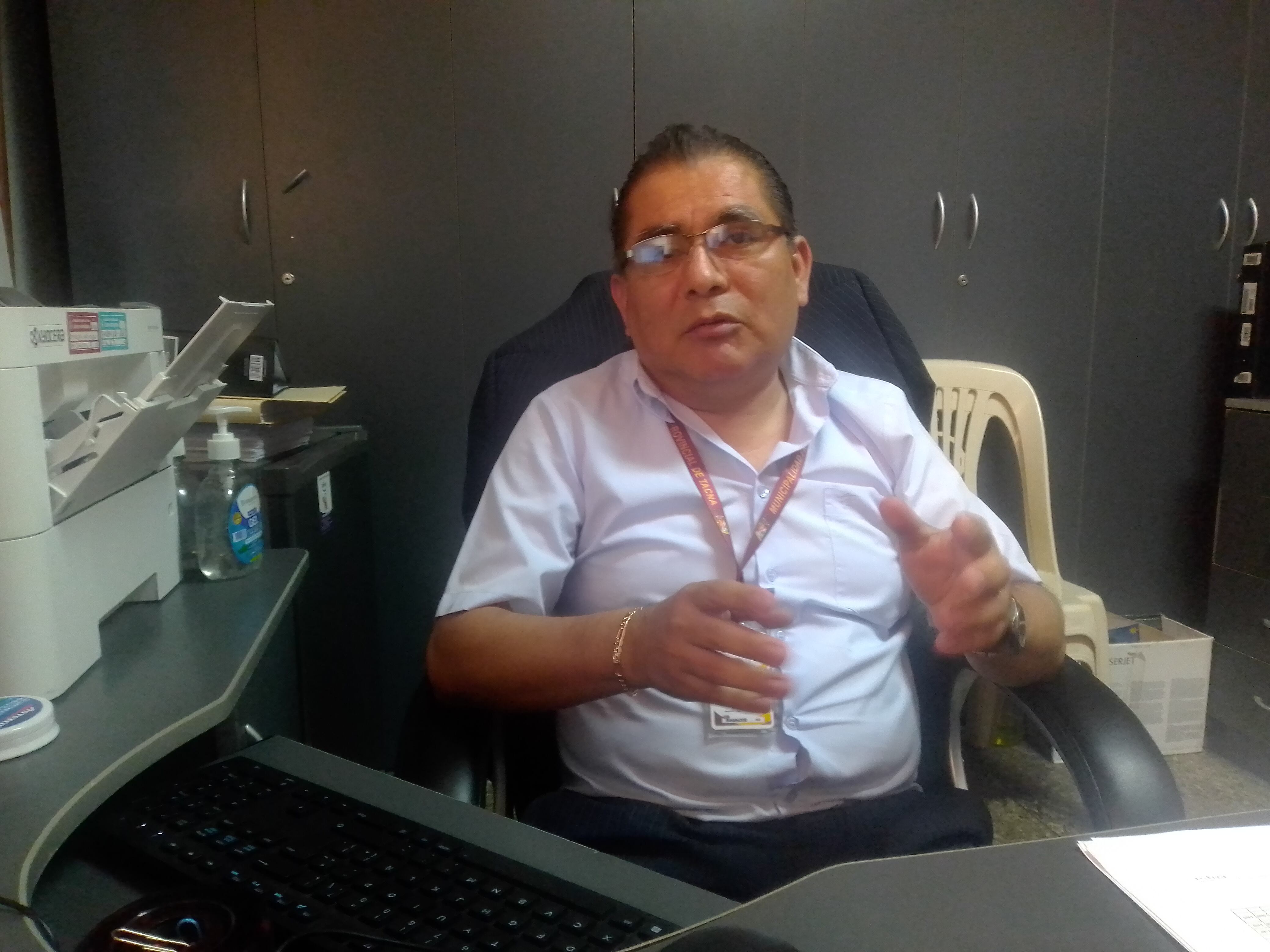 Gerente de gestión tributaria de la MPT Armando Solís Ramírez. (Foto: Correo)