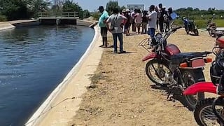 Piura: Encuentran cuerpo de adolescente que se ahogó en un canal en Sullana