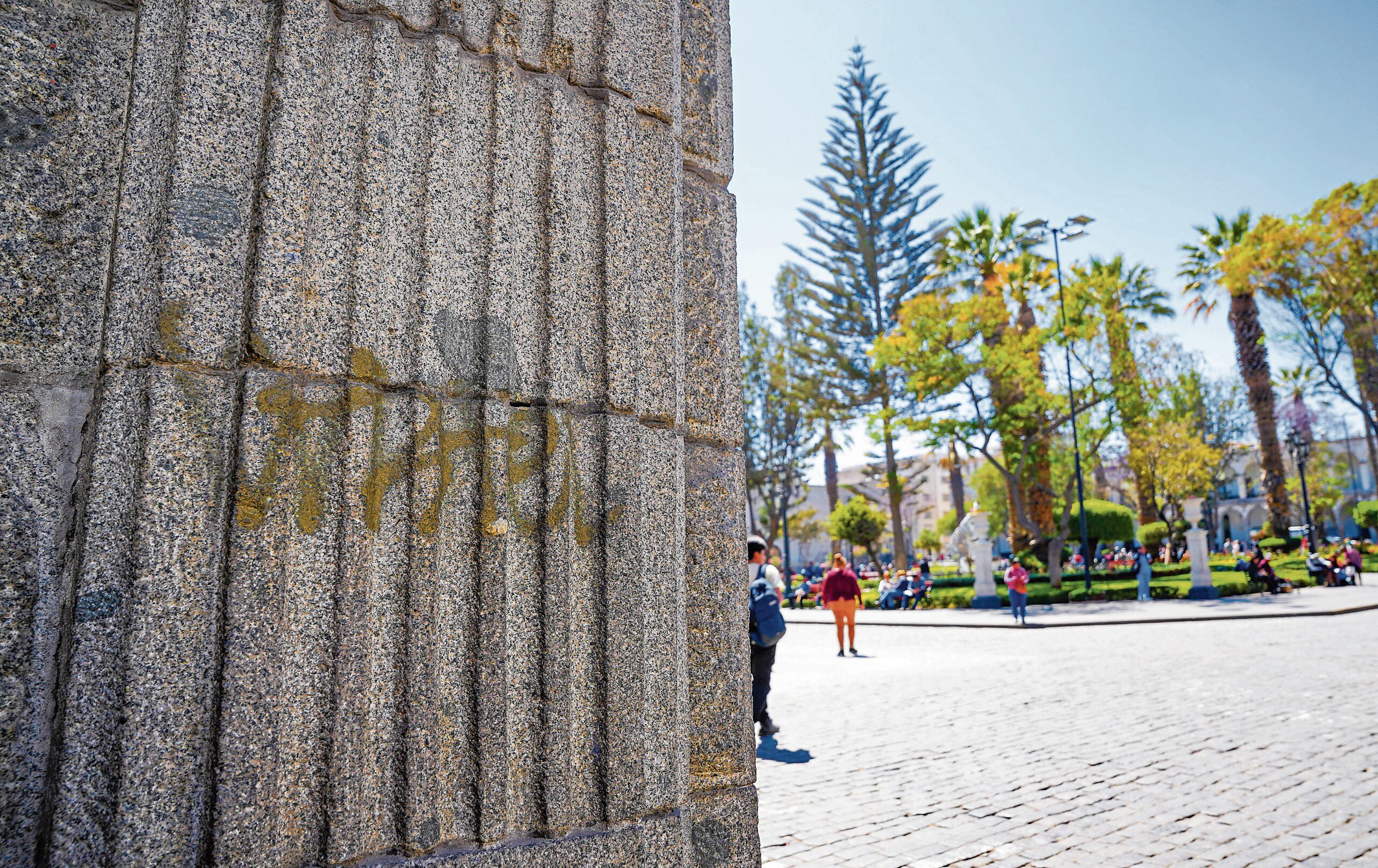 Zonas monumentales de Arequipa son afectadas. Foto: GEC.