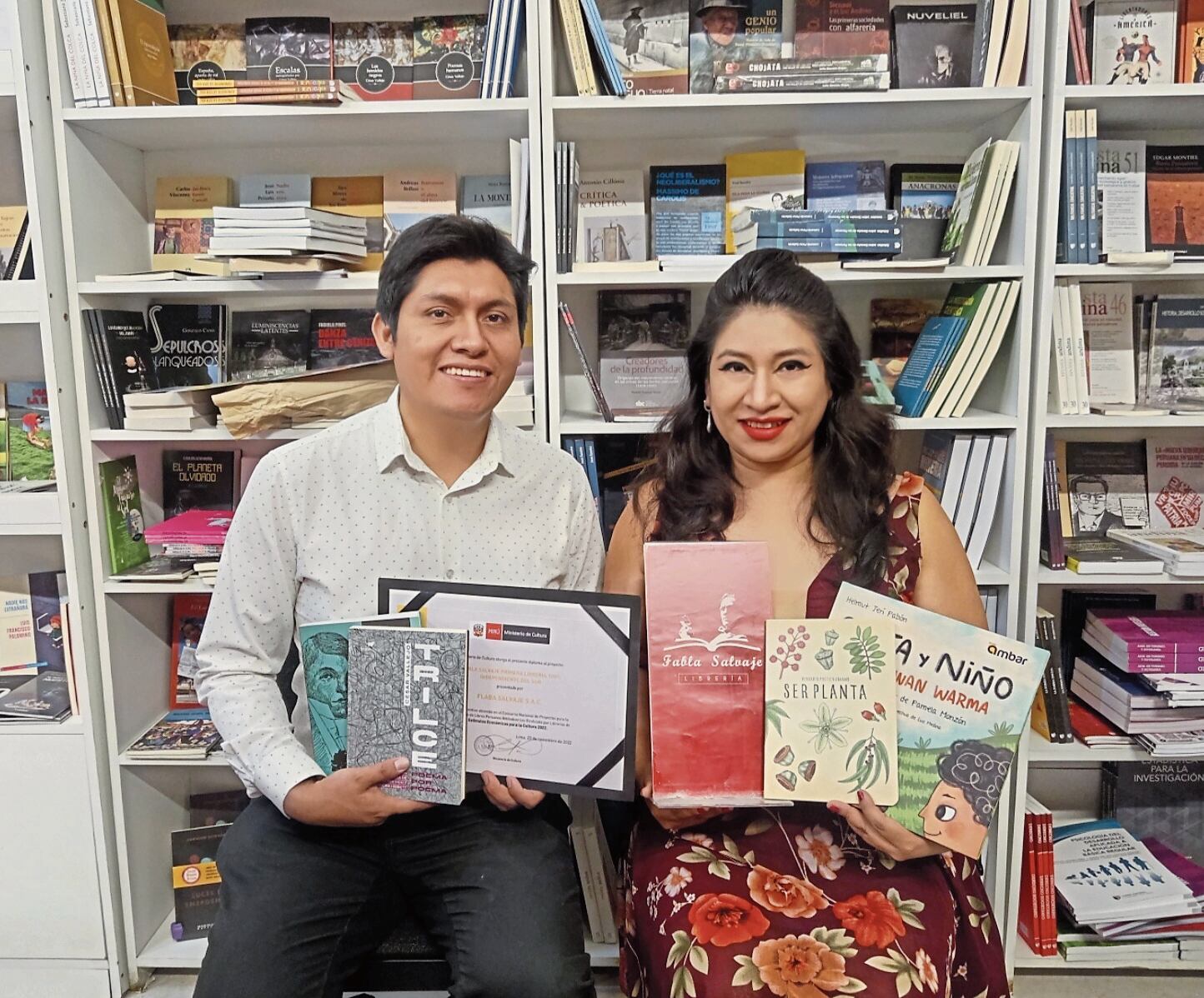 Ruhuan Huarca y Fiorella Valencia. Foto: difusión.