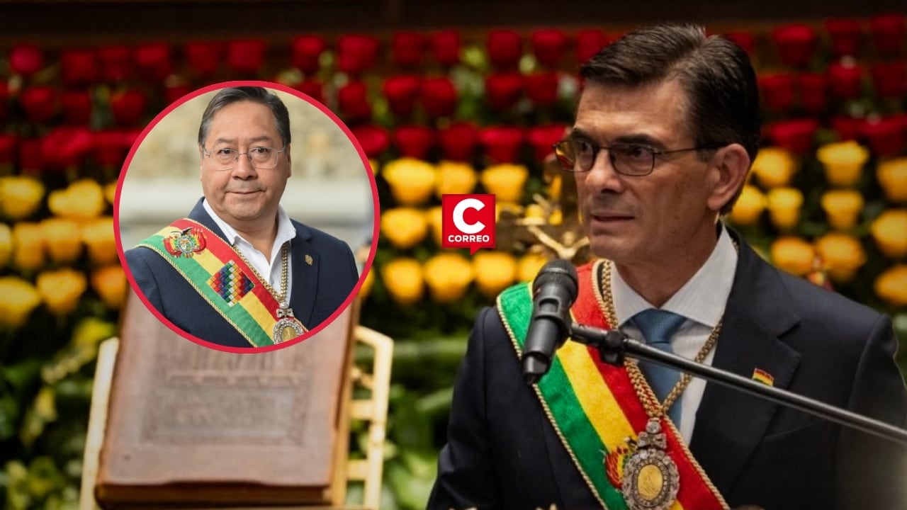 Rodrigo Paz tras captura de Luis Arce: “Aquellos que nos robaron tendrán que cumplir sus penas”. Composición: Diario Correo.