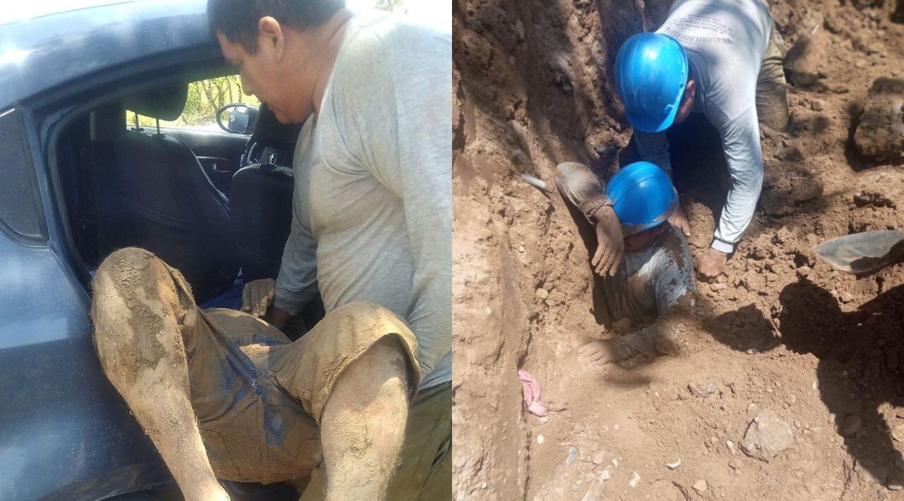 El hombre terminó con más de la mitad del cuerpo enterrado cuando realizaba unos trabajos de reparación en una red de alcantarillado en el distrito de Querecotillo.