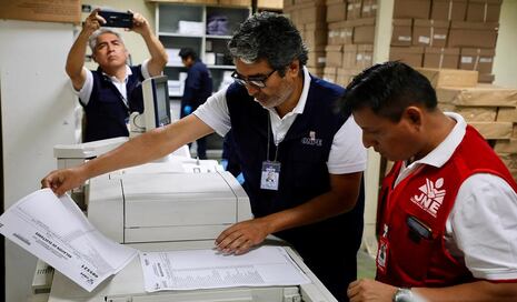 Segunda vuelta presidencial: ONPE pone en marcha impresión de material electoral