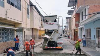 Piura: Instalan reductores de velocidad en zonas escolares