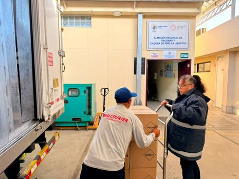 La Libertad: Por primera vez llegan vacunas contra el dengue