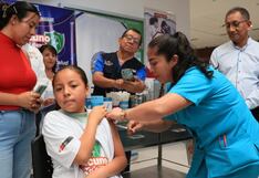 Piura: Continúa la vacunación contra el dengue en menores de edad
