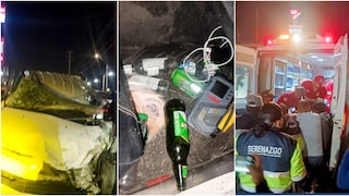 Ica: brutal choque frontal entre camioneta y camión deja dos personas con heridas graves