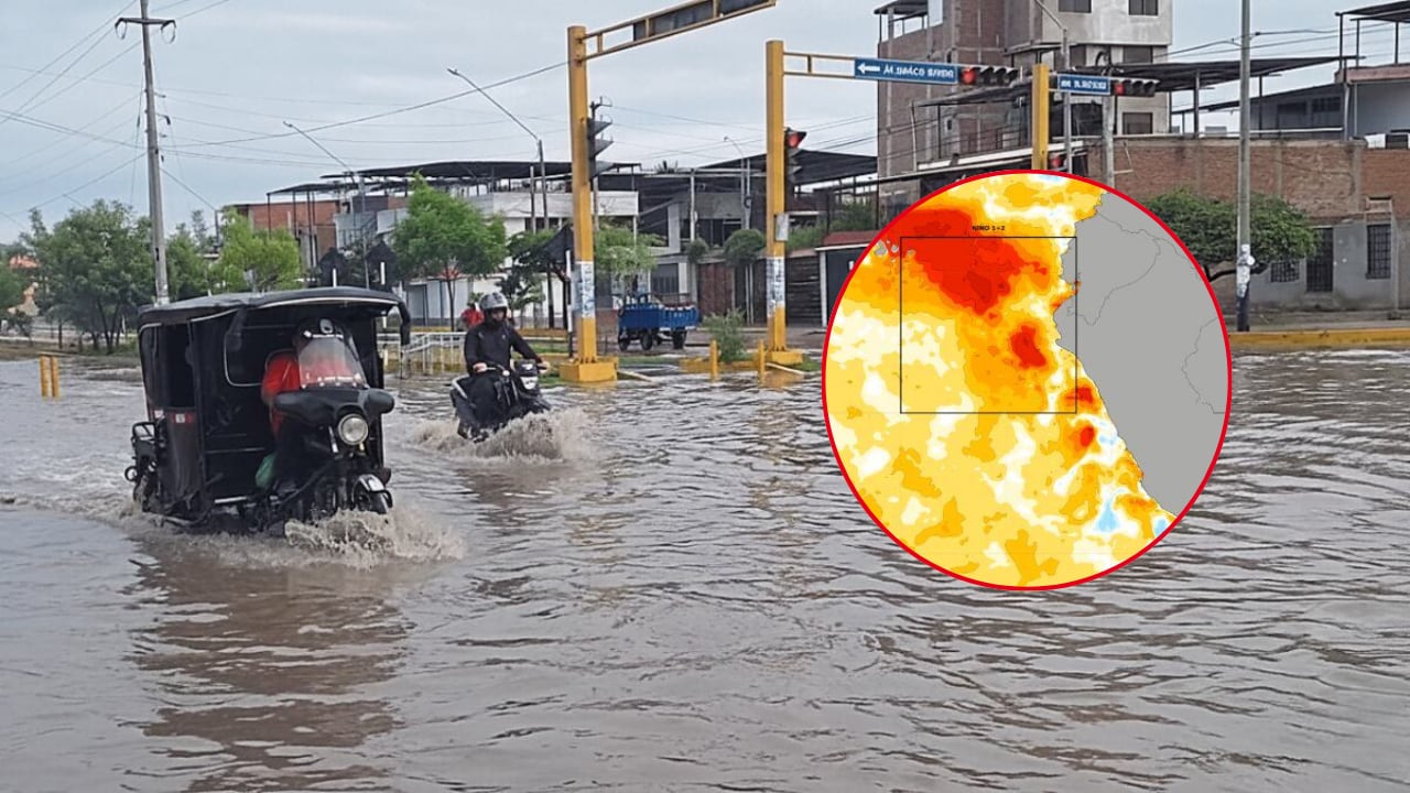 Estiman que uno de los efectos en Perú será la coexistencia de dos escenarios climáticos: Mientras la costa norte registraría lluvias intensas y eventuales inundaciones, el sur enfrentaría déficit de precipitaciones y sequía.