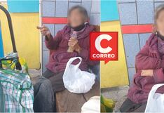 Ica: adulta mayor continúa durmiendo en las frías bancas de agencia interprovincial