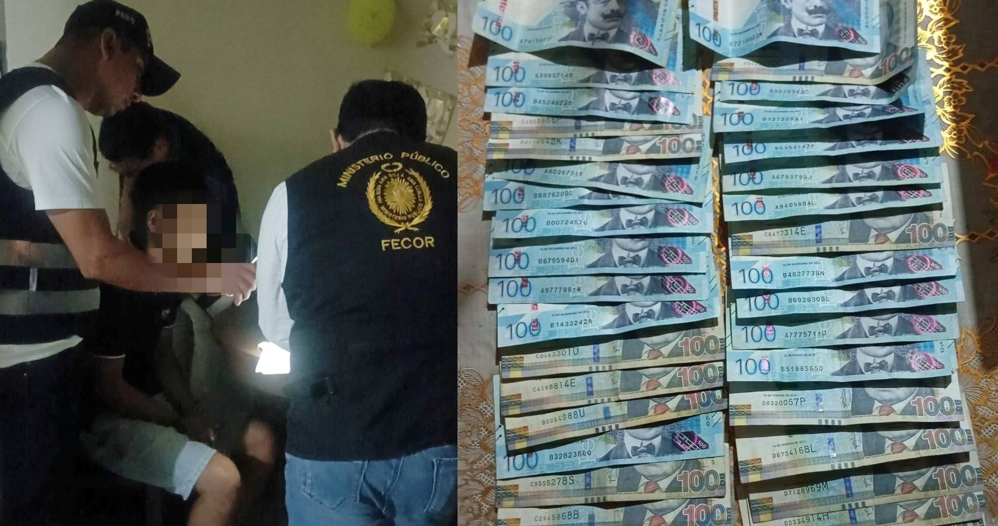 Ministerio Público participó en operativo.