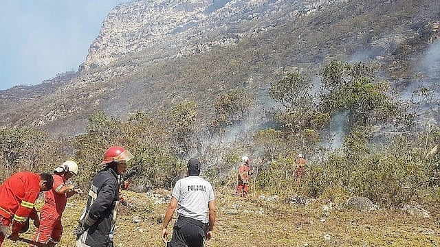 Se cerrará temporalmente la zona arqueológica de Kuélap debido al incendio forestal
