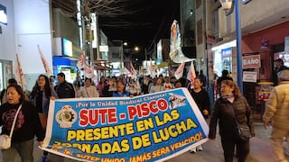 Docentes del SUTEP Pisco se sumarán al paro nacional el 13 de noviembre