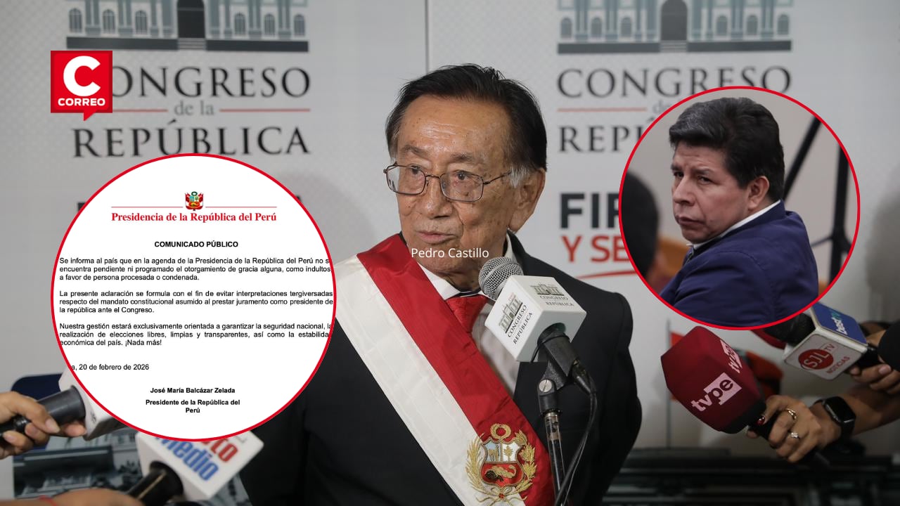 Gobierno del presidente José María Balcázar Zelada niega que esté evaluando indultos.