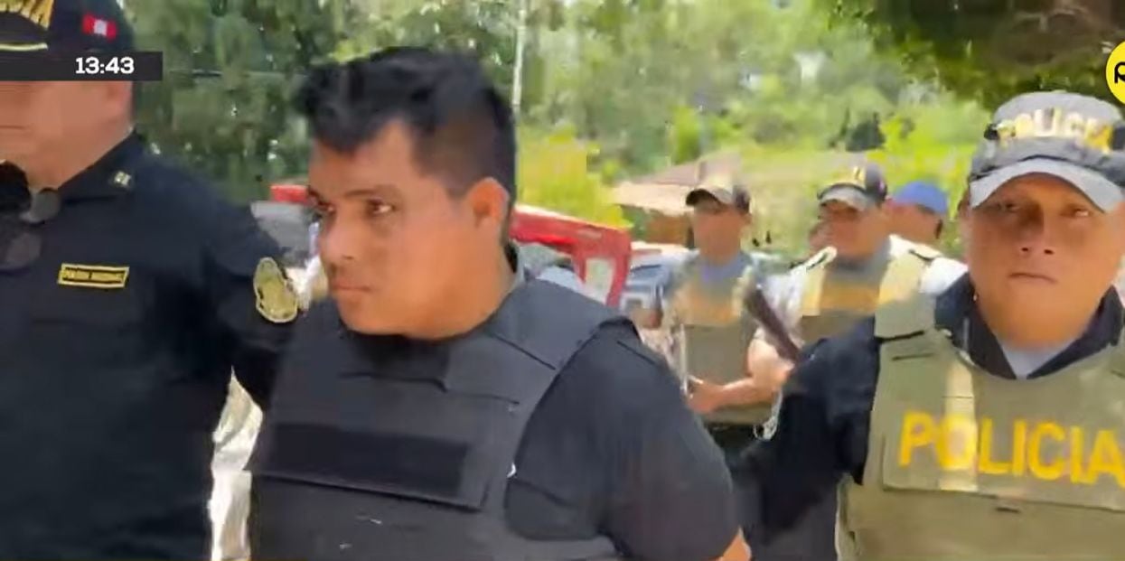 Joyce Bereche, propietario de la camioneta Hilux usada en el cuádruple asesinato en Trujillo, fue capturado en Yurimaguas. (RPP)