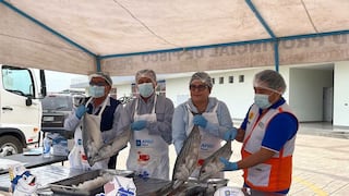 Comedores populares de Pisco reciben pescado para fortalecer alimentación de familias
