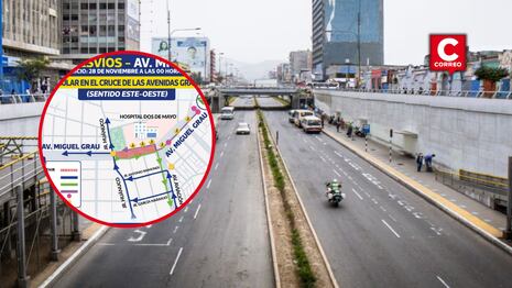 MML aplica cierre total en el cruce de Grau y Aviación desde primeras horas del día: estas son las rutas alternas