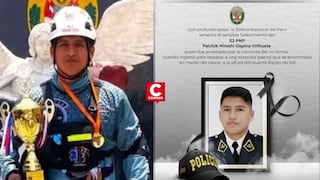 PNP otorgará ascenso póstumo a Patrick Ospina tras fallecer intentado rescatar un perrito en el río Rímac