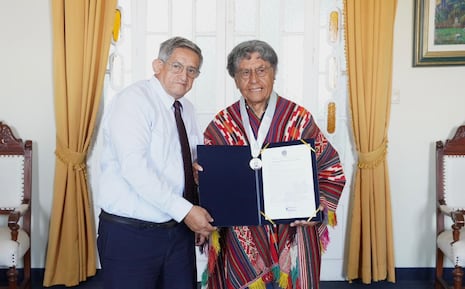 La Municipalidad Provincial de Trujillo distinguió al actor nacional Reynaldo Arenas