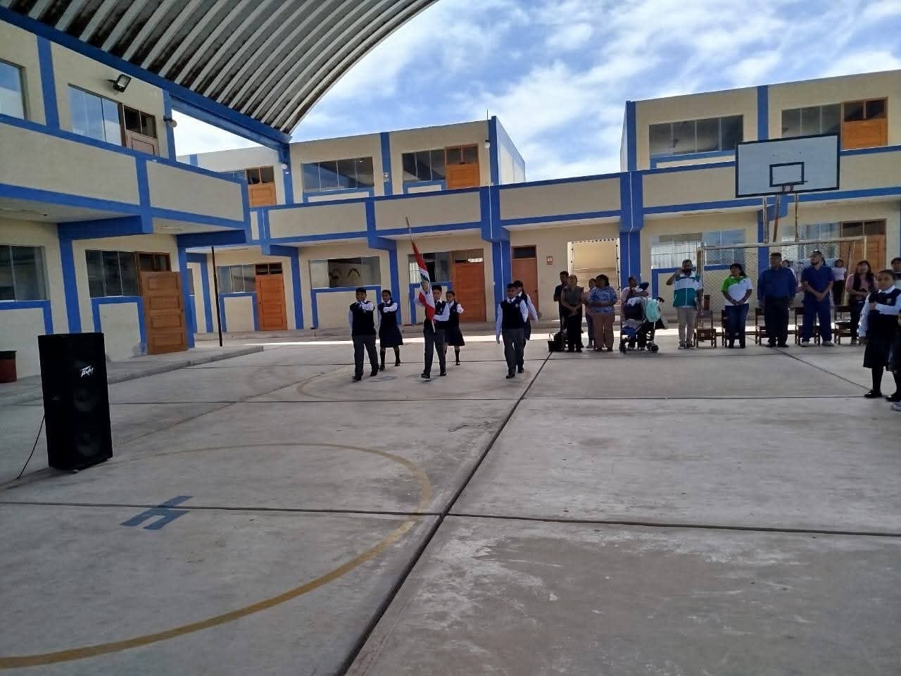 I.E. Virgen de la Candelaria en Quilca recibió transferencia financiera del Gobierno Regional de Arequipa para mejorar infraestructura. Foto: Colegio Virgen de la Candelaria.
