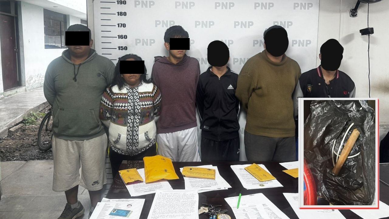 Adolescentes cayeron tras perpetrar un atentado en La Esperanza. El Poder Judicial solo dictó prisión preventiva para tres mayores de edad.