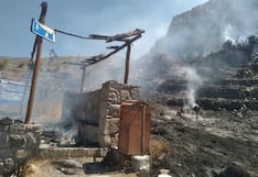Arequipa: Incendio forestal amenaza alrededores de complejo arqueológico Uyo Uyo