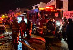 SJM: Fuga de gas provocó incendio que consumió vivienda y dejó un herido en Pamplona Alta