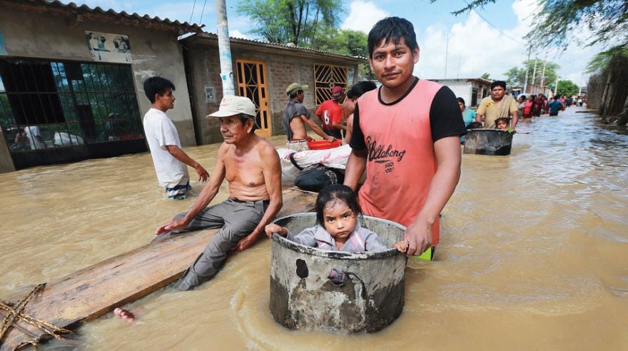 El último Niño fuerte causó estragos en el país