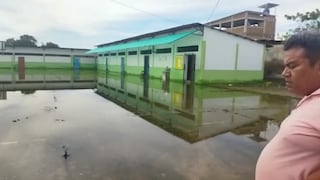 Tumbes: Colegio Baldomero Puell se encuentra en condiciones insalubres tras las lluvias