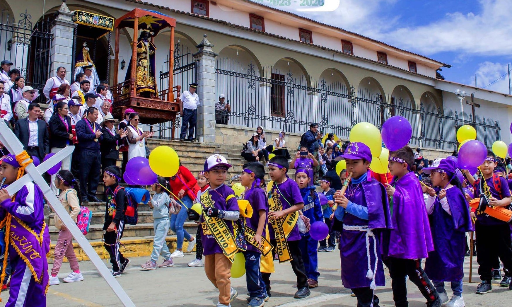 Con pasacalle se inician actividades en honor al "Negrito lindo" en Ayabaca.,