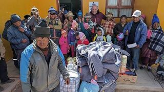 MPT entregó ayuda por heladas en Alto Perú