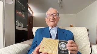 Víctor Alberto Fernández, el locutor deportivo que celebra un siglo de vida