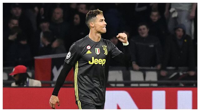 ​Cristiano Ronaldo anotó ante el Ajax su gol 125 en Champions League (VIDEO)