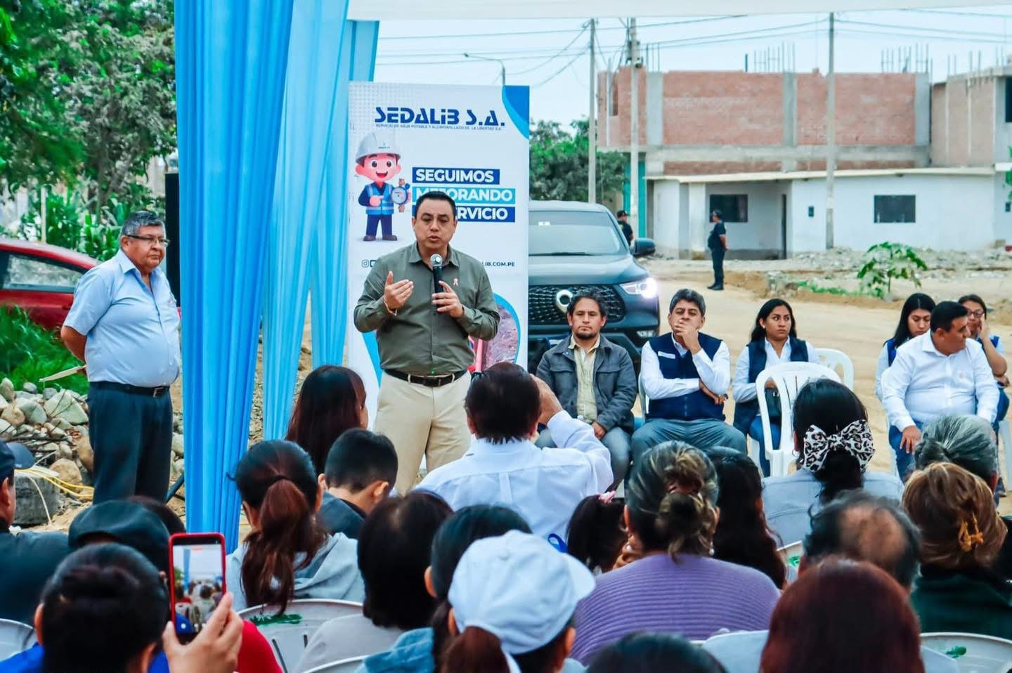 Sedalib realizará trabajos de cambio de redes de agua y desagüe en tres distritos de la provincia.