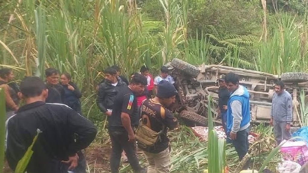 Cajamarca: joven de 20 años muere tras despistar su camioneta en Chota. Foto: RPP.