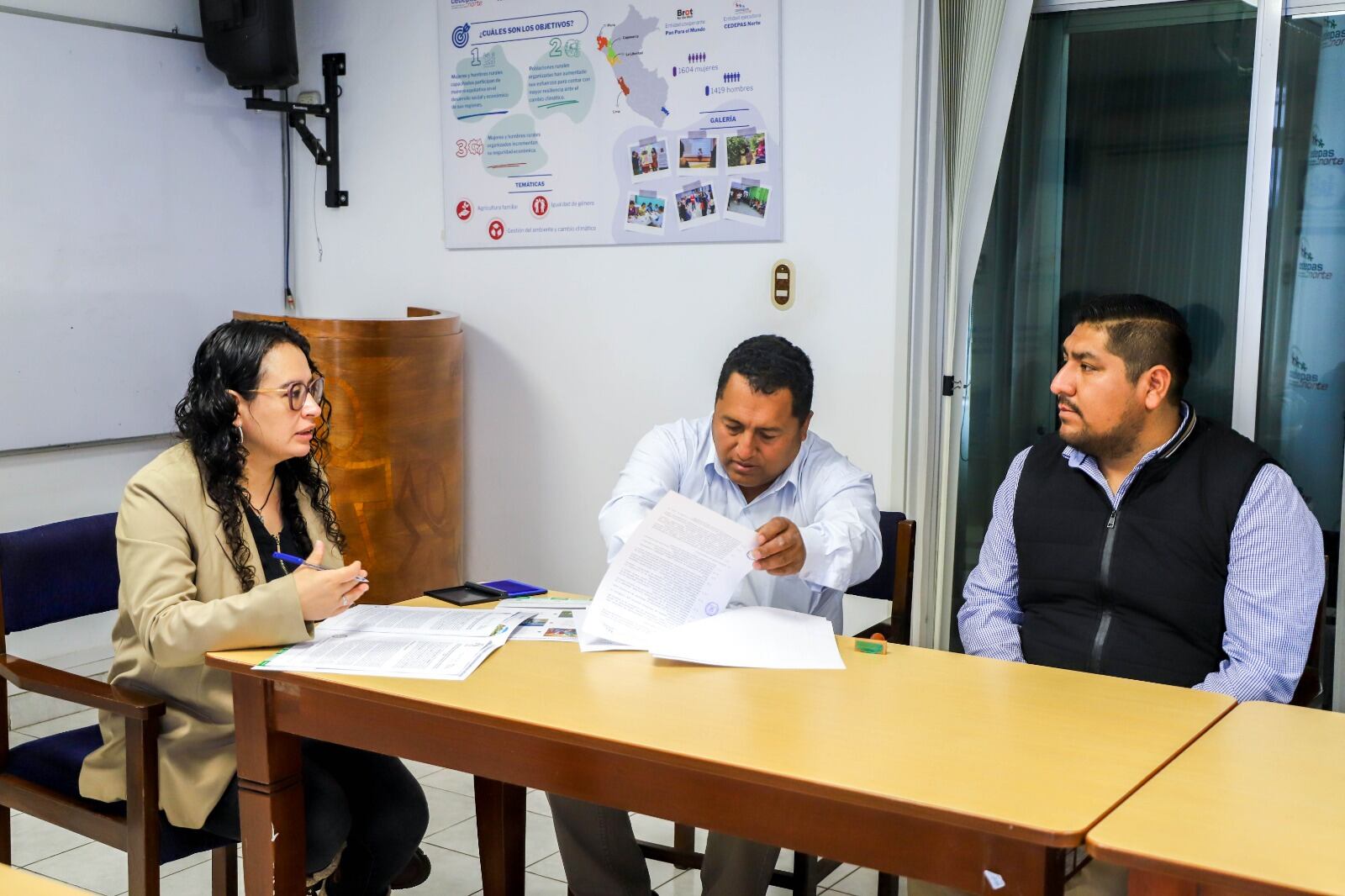 Se firma convenio marco de cooperación interinstitucional entre la Municipalidad Distrital de Carabamba (MDC) y el Centro Ecuménico de Promoción y Acción Social (Cedepas - Norte).