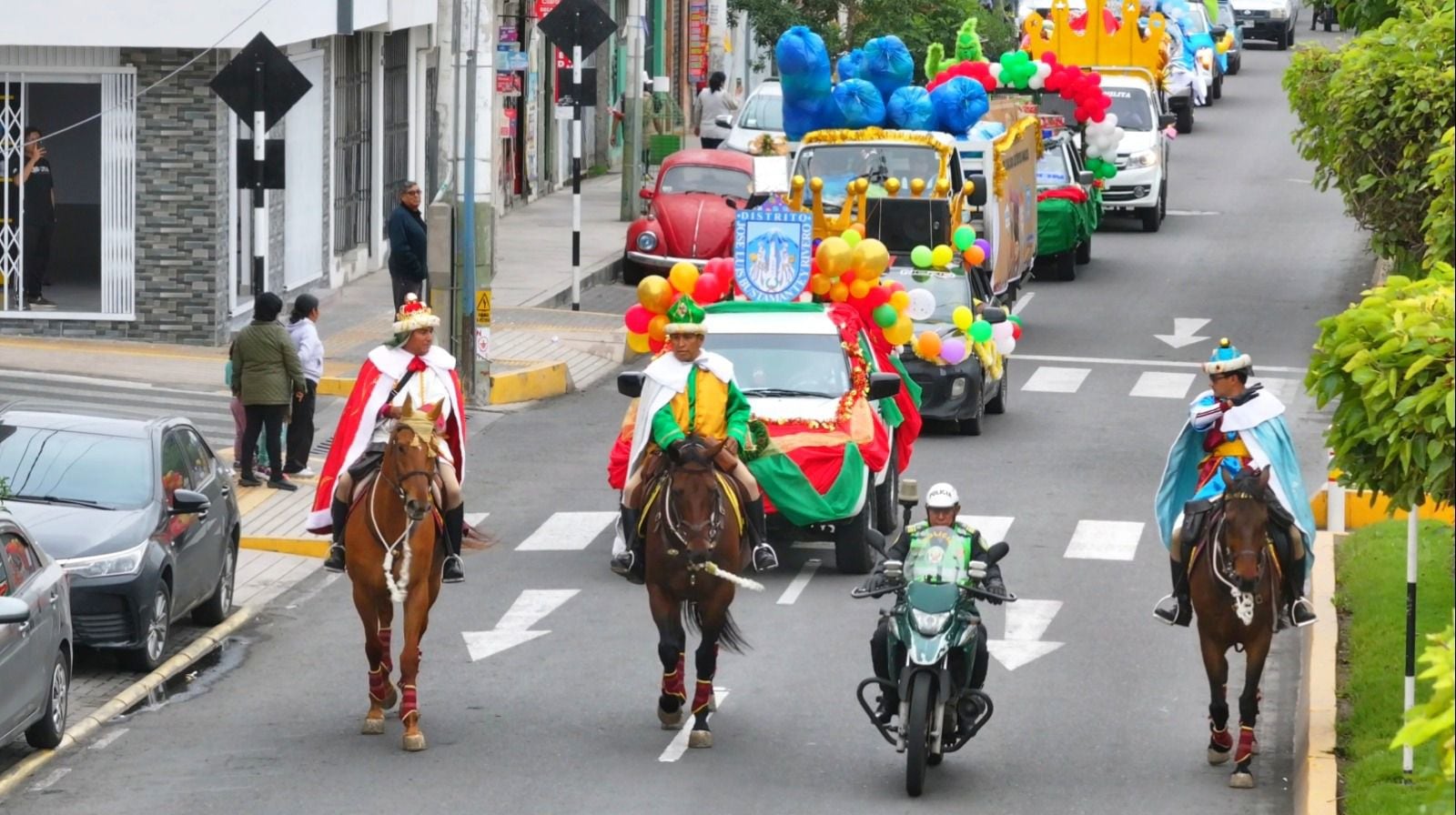 Los Reyes Magos recorrerán las calles del distrito de José Luis Bustamante y Rivero. (Foto: Municipalidad José Luis Bustamante y Rivero)