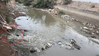 Ica: denuncian persistente vertimiento de aguas servidas al cauce La Achirana